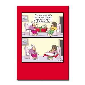  Doesnt Fit   Risque Cartoon Merry Christmas Greeting Card 