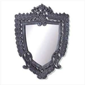  Carved Shield Shaped Style Wall Mirror