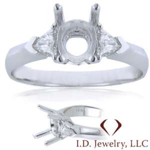 28CT 18K WHITE GOLD TRILLIANT CUT DIAMOND REMOUNT  