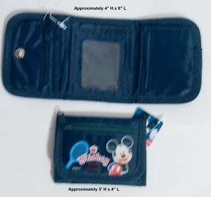 Disney Mickey Mouse Tri Fold Kids Wallet  