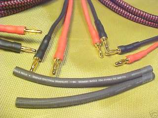 1pr 10ft Audioquest Type 2.1 banana end speaker cables  