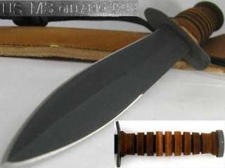 Ontario USA Military M3 Trench Dagger Carbon Bld Knife  