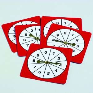  Number Spinners 0 9 (set of 5) Toys & Games