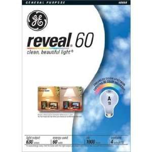  GE Reveal 4 Pack 60 Watt Light Bulbs