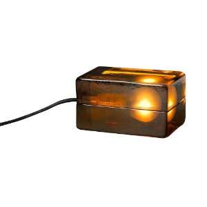  Block Lamp   Amber