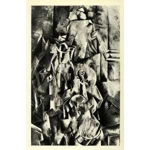  1956 Print Georges Braque Jug Violin French Abstract 