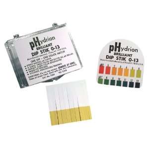  7000 Brilliant Dip Stik Insta Check Plastic pH Test Strips, 0   13 pH