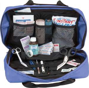 EMT/EMS Emergency Navy Blue Medical Supply Trauma Bag  
