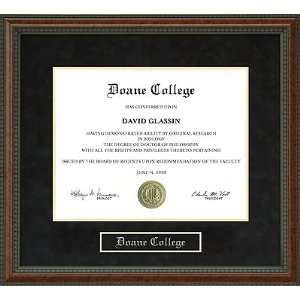 Doane College Diploma Frame
