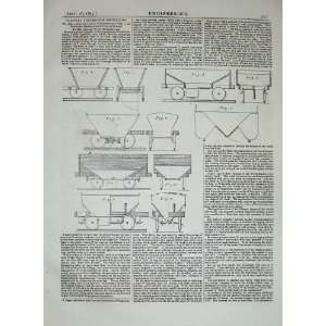  1875 Engineering Railway Trucks Minerals Diagrams
