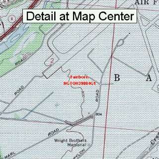   Quadrangle Map   Fairborn, Ohio (Folded/Waterproof)