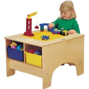    BUILDING ACTIVITY TABLE Duplo compatible w/tubs Toys & Games