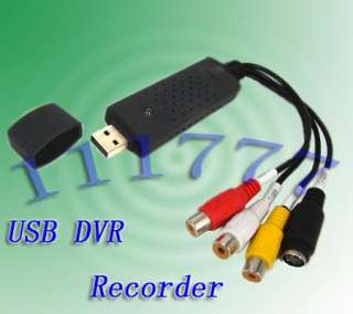 Video Capture AV S Video line in to USB 2.0 Adapter PC  