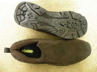 TredSafe Suede Slip Ons Leather Walking Trail Shoe NEW  