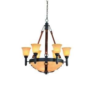  Kalco 4646BY Bayou Rodeo Drive Rustic / Country 6 Light 