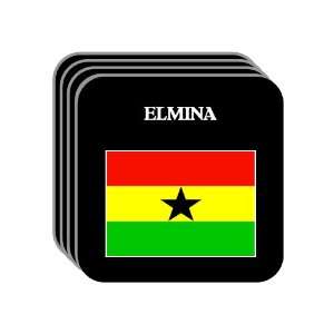  Ghana   ELMINA Set of 4 Mini Mousepad Coasters 