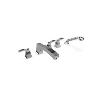   Greco Collection Deck Mounted Tub Filler With Hand Shower   GR21C61 BB