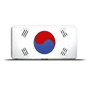  South Korea Flag Korean Metal License Plate Wall Sign 
