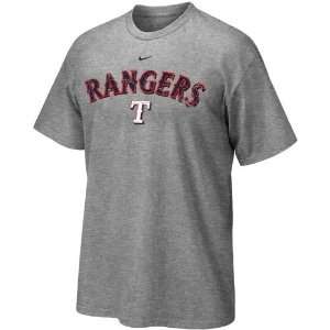  Nike Texas Rangers Ash Outta The Park T shirt Sports 