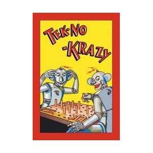  Tek No Krazy 12x18 Giclee on canvas