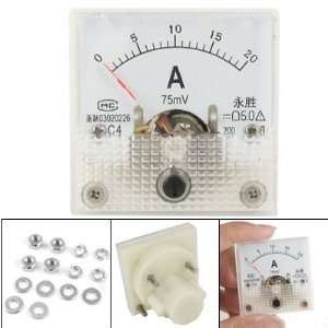   91C4 DC 0 20A Current Amperemeter Analog Panel Meter