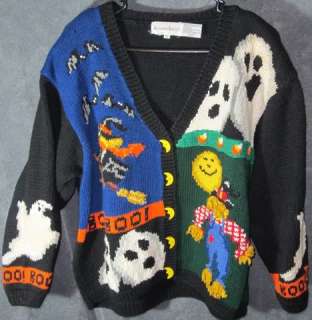 This is a cute Ugly Halloween Sweater by Alexandra Bartlett, size 2X 