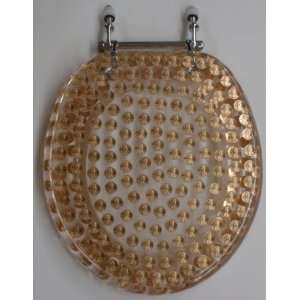 ELONGATED PENNIES PENNY COINS RESIN TOILET SEAT  