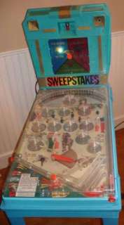   MARX SWEEPSTAKES HORSE RACING ELECTRIC PINBALL MACHINE TOY  