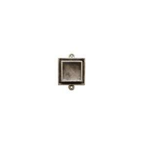  Raised Square Bezel   Silver Arts, Crafts & Sewing