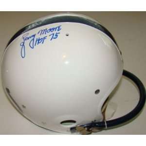 Mint Lenny Moore SIGNED F/S COLTS Proline RK Helmet 