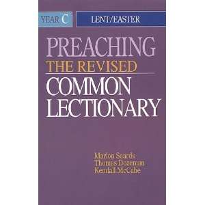   Lectionary Year C Lent/Easter [Paperback] Thomas B Dozeman Books