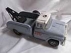 vintage pressed steel buddy l blue gray tow truck no