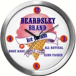  BEARDSLEY 14 Inch Ice Cream Metal Clock Quartz Movement 