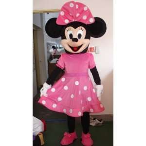  Minnie Mouse Pink Dress Mascot Costume Fancy Dress Toys 