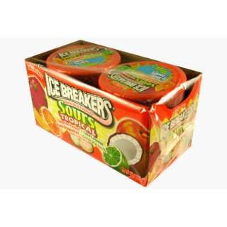 Ice Breakers Tropical Sour Mint   8 Pack  Grocery 