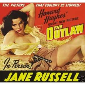  The Outlaw Jane Russell Poster 