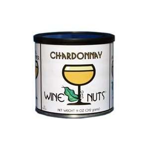 Chardonnay Wine Nuts   11oz Tin  Grocery & Gourmet Food