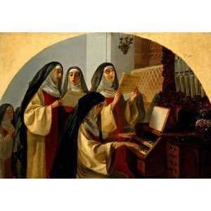   24 x 16 inches   Nuns of the Nunnery of Saint He