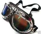 Steampunk Goggles Motorcycle Flight Pilot Tinted Lenses
