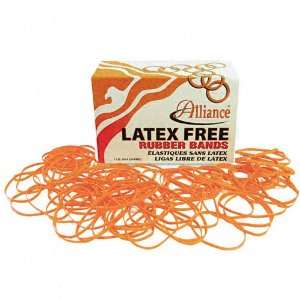 Alliance  Latex Free Rubber Bands, Size 54 (Orange), Sizes 19/33/64 