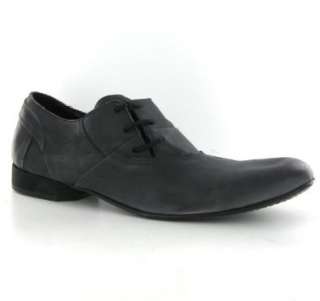 Fly London Macy Black Leather Mens Shoes Shoes