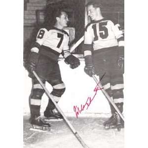   1954 55 Signed Paper Thin 7.5x11   NHL Stationary