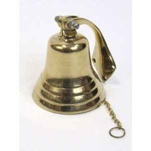   Brass Dinner Bell or Ships Bell, 2 1/2 by 3 Musical Instruments