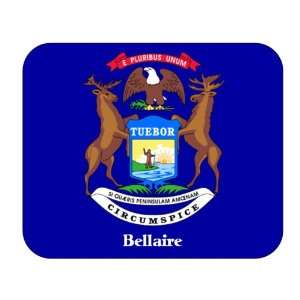  US State Flag   Bellaire, Michigan (MI) Mouse Pad 