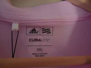 Mens Adidas Climalite Short Sleeve Polo Golf Shirt Size 2XL NWT 