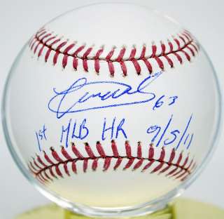 Yankees Jesus Montero signed baseball w/1st MLB HR 9/5/11 