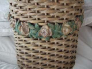 FRENCH APT CHIC ANTIQUE*BARBOLA ROSE SWAG*BASKET*SWAGS shabby chic 