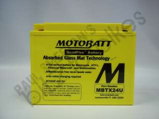 MotoBatt QuadFlex MBTX24U BatteryHonda GL 1500 Gold Wing All Models 