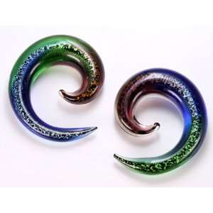  Pyrex Glass Dichroic glass Spirals   Price Per 1  6g~4mm Jewelry