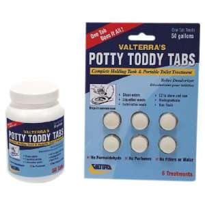  Valterra Q5004 Potty Toddy Tab   (50 per Bottle 
